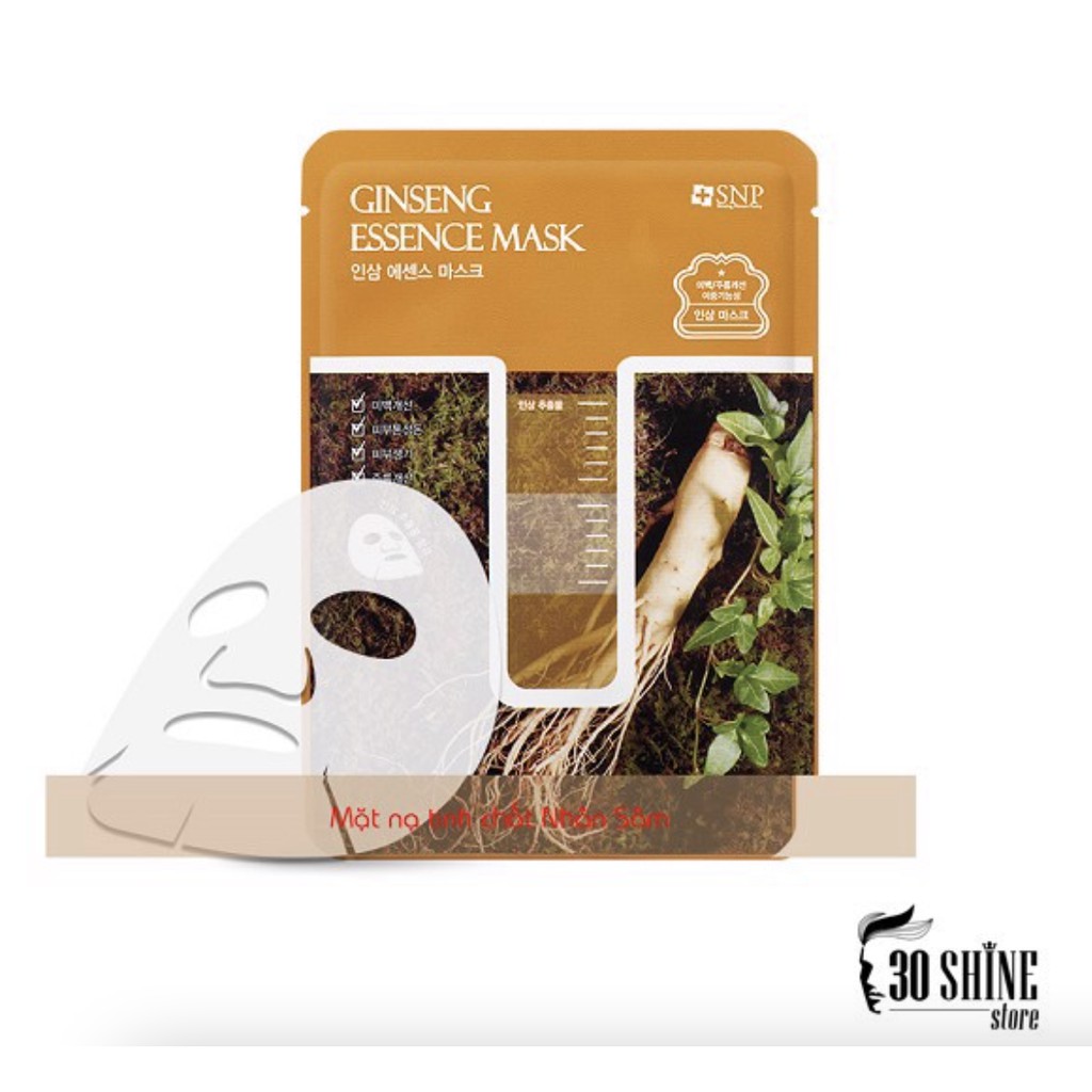 Mặt nạ Dưỡng Da SNP Tinh Chất Nhân Sâm GINSENG ESSENCE MASK - 25ml