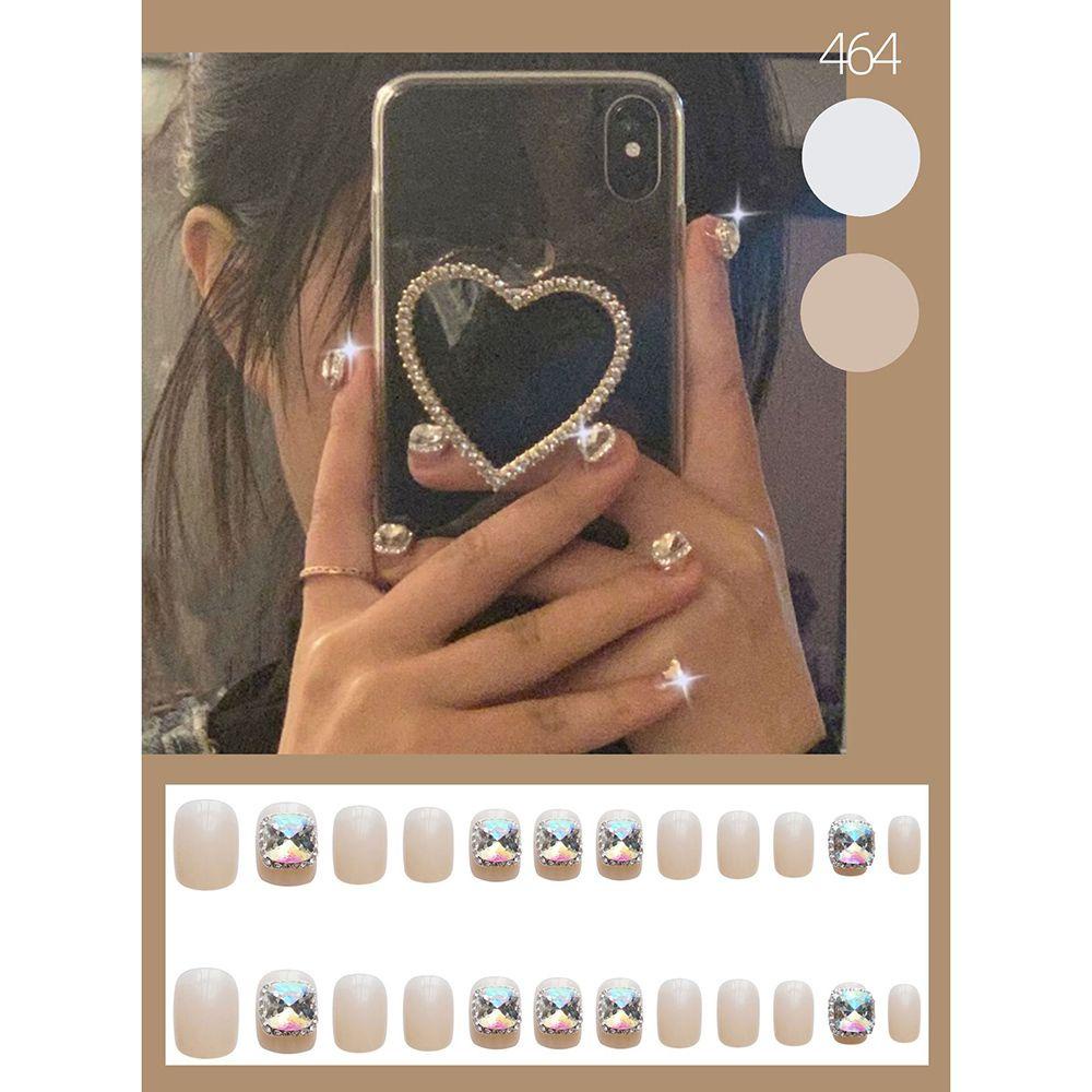 Hộp 24 Móng Tay Giả Ngắn Che Phủ Toàn Diện Chất Lượng Cao MIHAN1