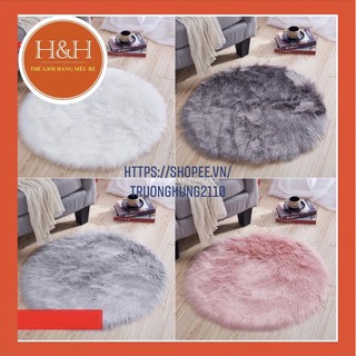 Thảm Lông hình tròn 50cm giá chỉ 85k