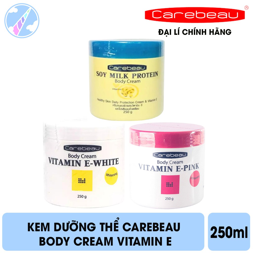 Kem Dưỡng Thể Carebeau Body Cream Vitamin E 250ml