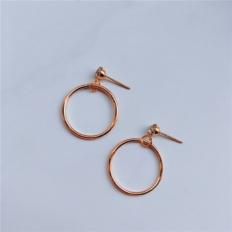 Fashion Women Earrings Pendants Ear Clip Circular Jewellery 