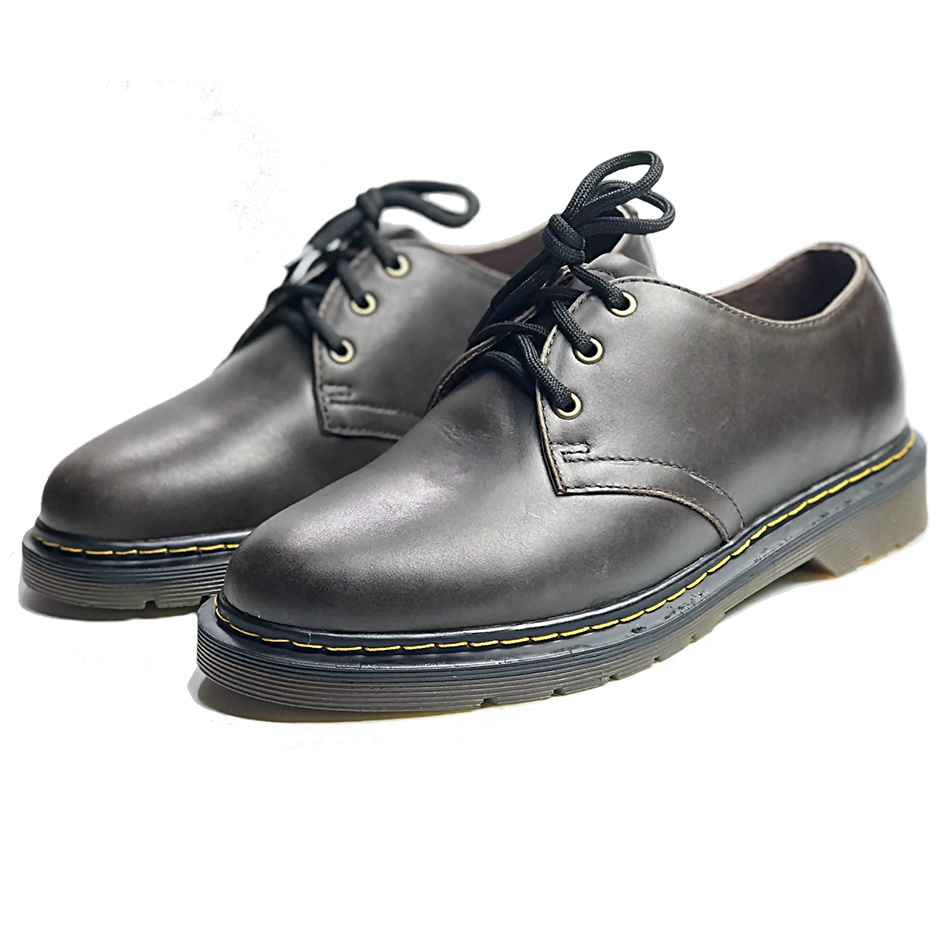 Giày Tây Nam Derby Dr Martens 1461 MAD Brown Da Bò Sáp Cao Cấp Giá Rẻ Nhất Hà Nội