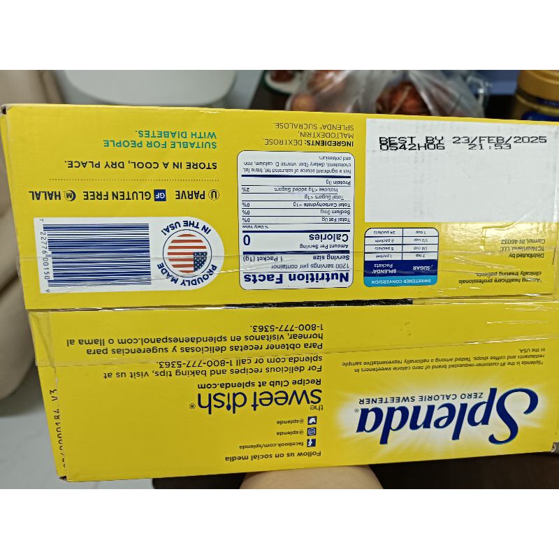 [Giao Hoả Tốc HCM] Đường Ăn Kiêng Splenda MẪU MỚI Cho Người Ăn Kiêng, Das, Keto , Người Bênh Tiểu Đường