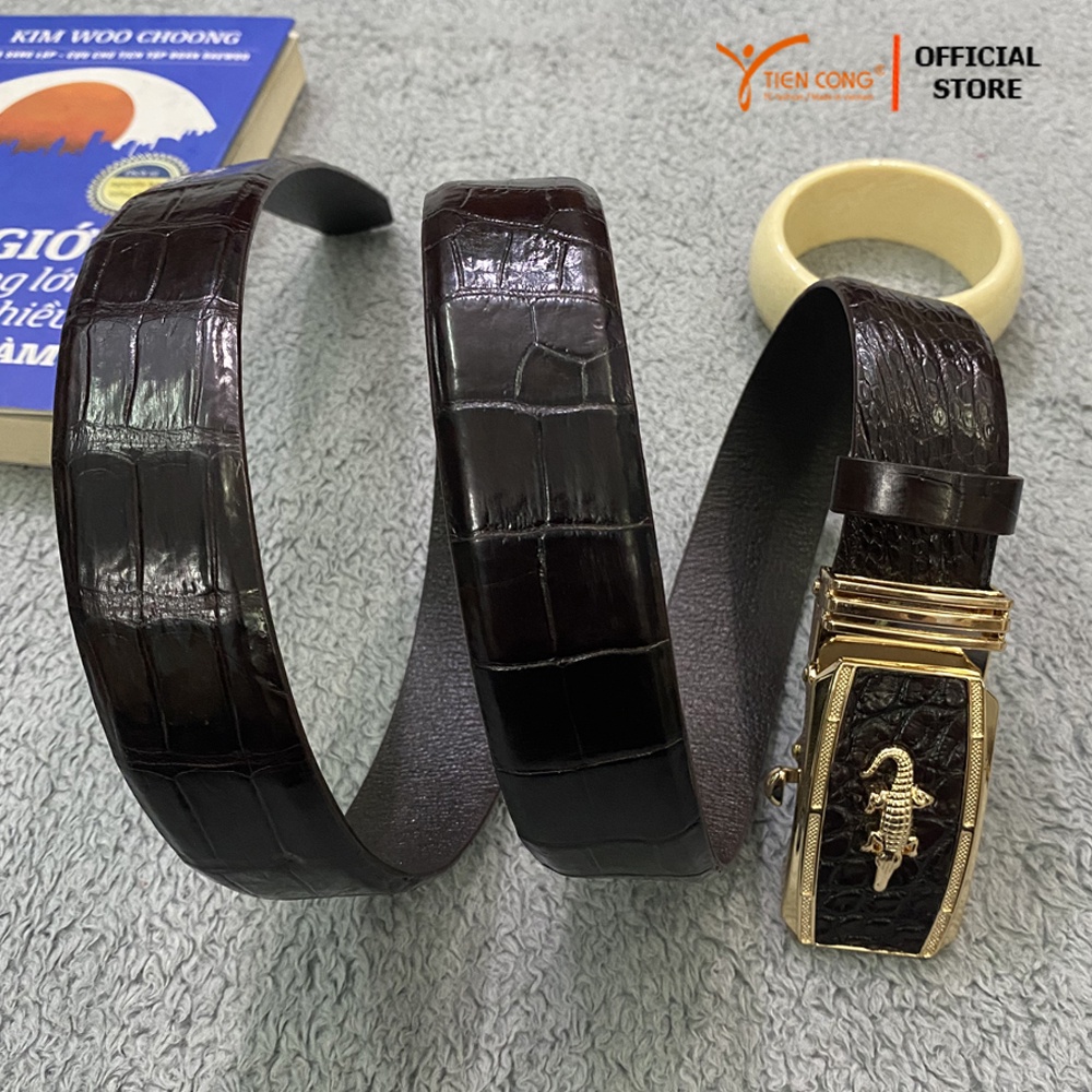 Thắt Lưng Nam da cá sấu TIẾN CÔNG thời trang TCN2010