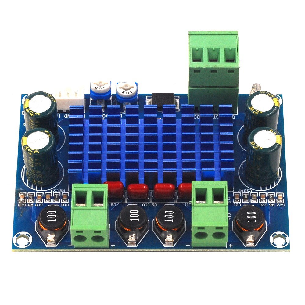 Bảng Mạch Khuếch Đại Âm Thanh Kỹ Thuật Số 5V - 24V - 28V XH-M572 TPA3116D2 2 X 120W