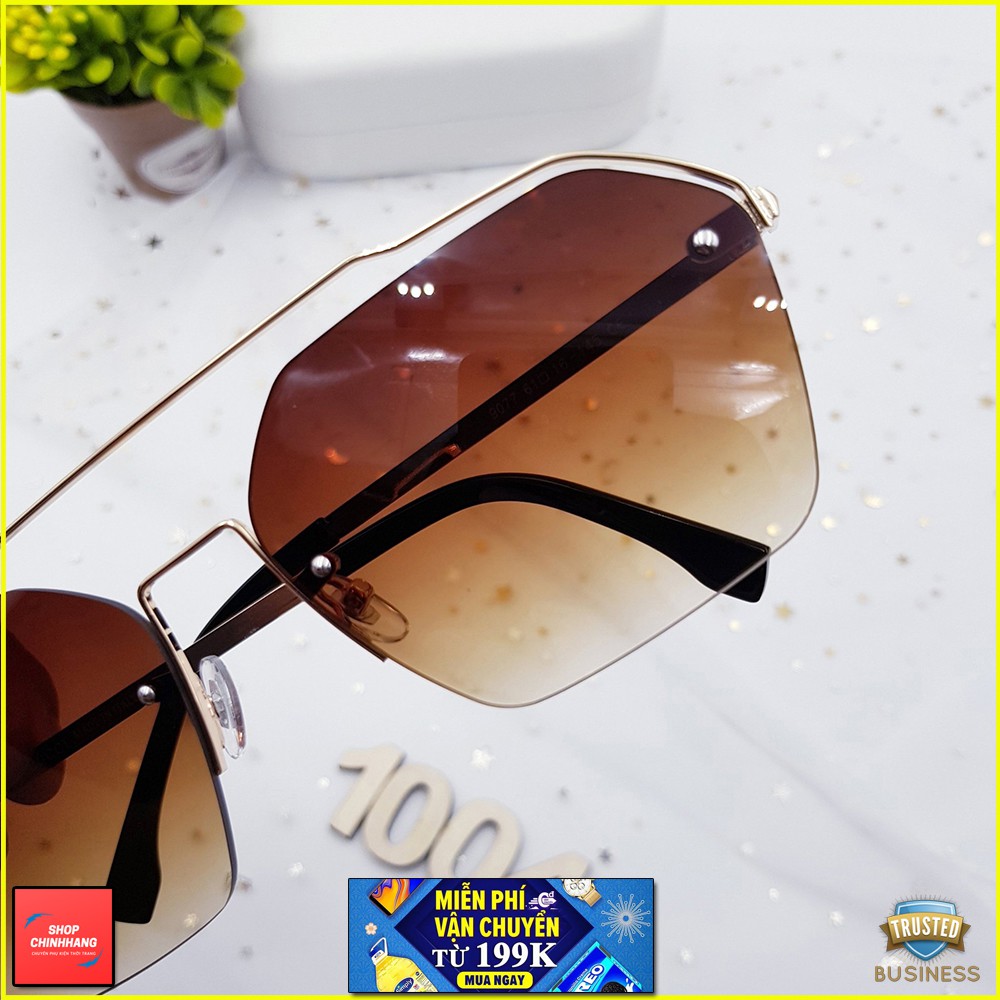 KÍNH MÁT NỮ CAO CẤP FORM GỌNG NGANG THỜI TRANG 9077 SH1004