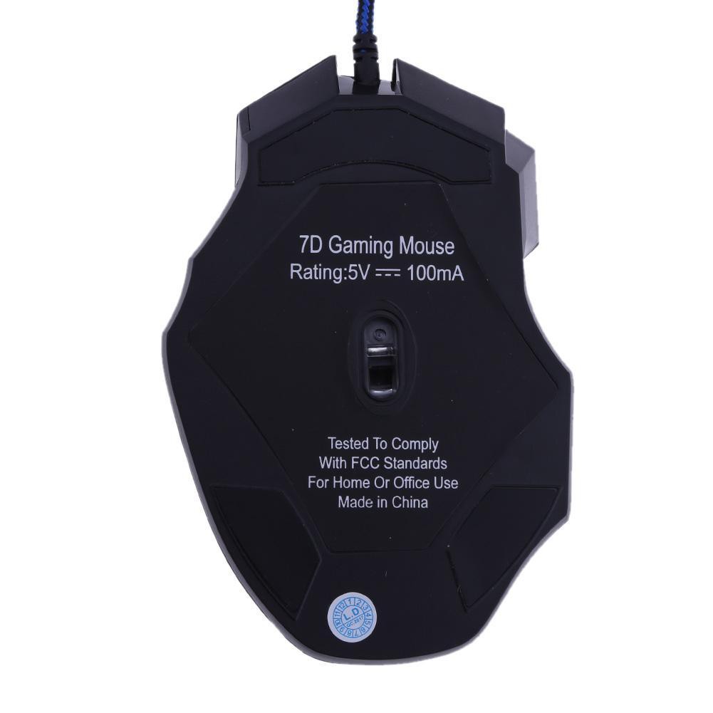 Chuột Chơi Game Có Dây 7 Nút Bấm Màu Đỏ