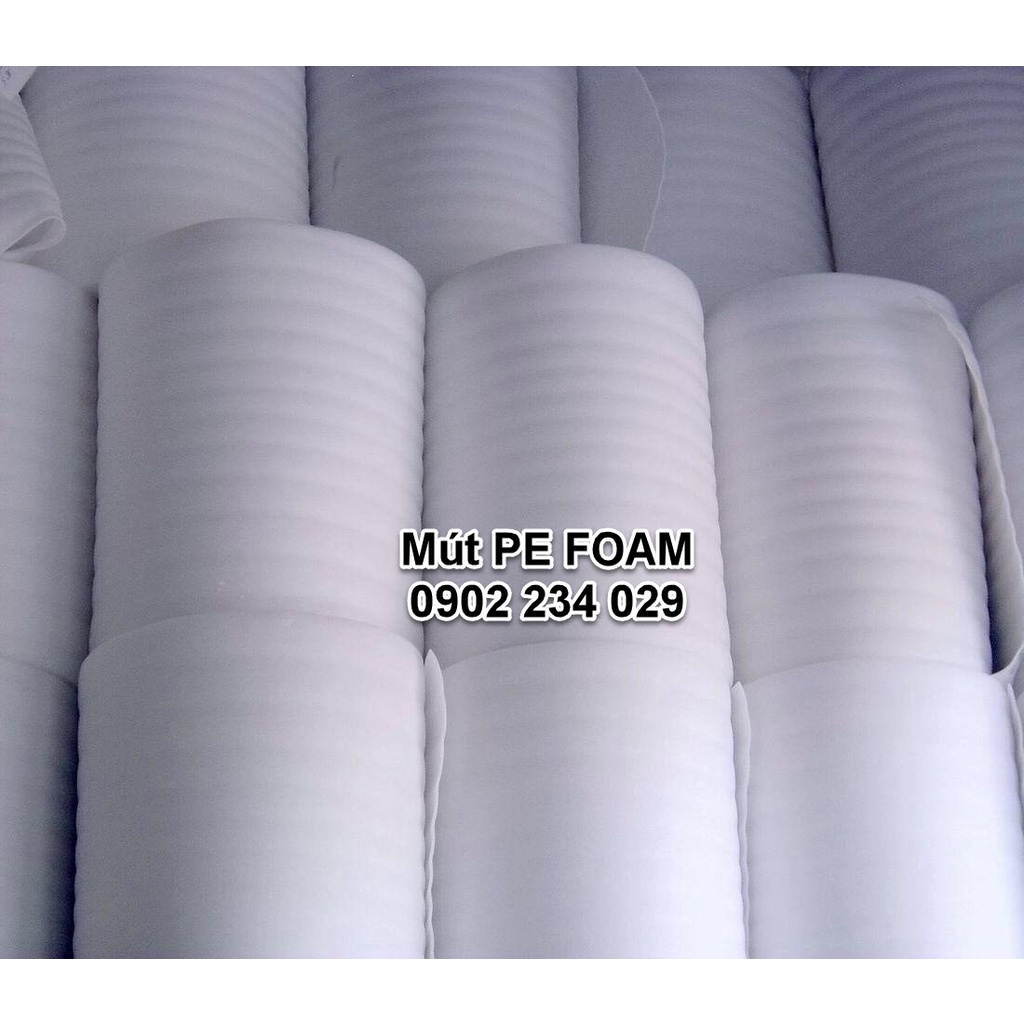 Cuộn Mút Foam Dày 5ly Cao 50cm Dài 50m