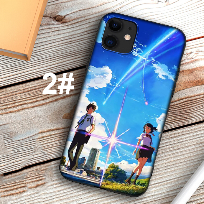 Ốp điện thoại mềm hình your name SH182 cho iPhone XR X Xs Max 6+ 6s+ 7+ 8+ 6 6s 7 8 Plus 5 5s SE 2020