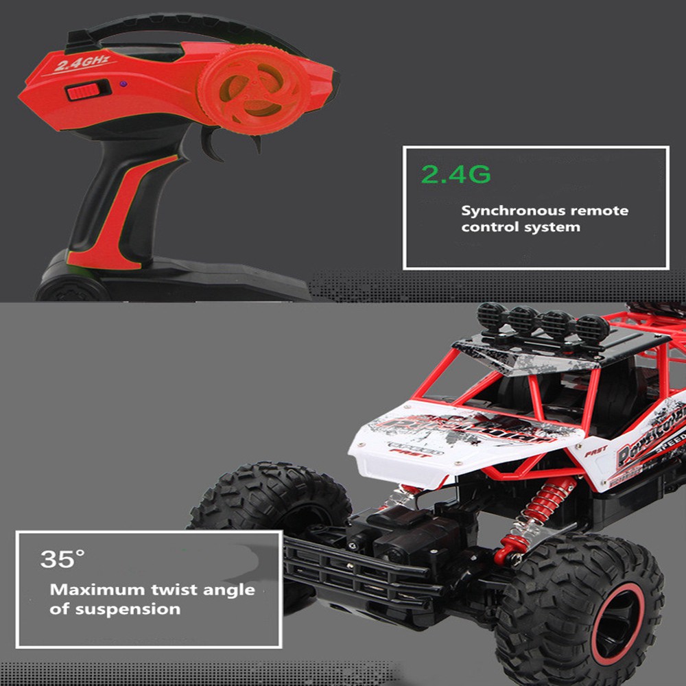 RC Xe Địa Hình Điều Khiển Từ Xa 28cm 4wd Tỉ Lệ 1: 16