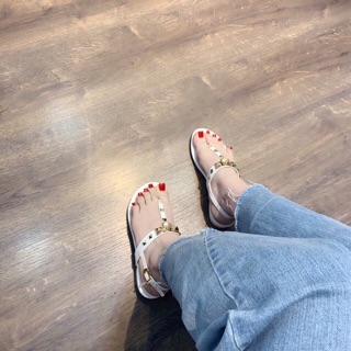 Sandal kẹp hm đinh full màu
