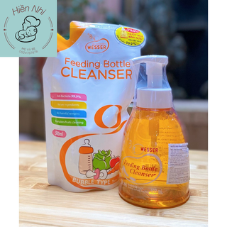 Nước rửa bình sữa Wesser Chai, túi 500ml mẫu mới