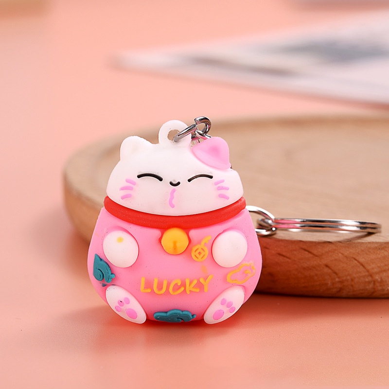 🍀 Móc khóa mèo thần tài Lucky ú nu 🍀