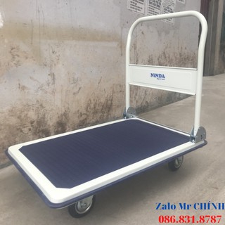 [ Free Ship ] XE ĐẨY HÀNG 150KG. 4 BÁNH GẤP GỌN. BH 2 NĂM. SIÊU CHẮC CHẮN