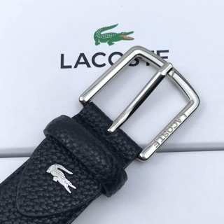 Nịt nam Lacoste da  siêu sang