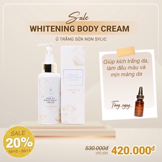Ủ TRẮNG SỮA NON SYLIC - tặng kèm tinh chất Ampoule