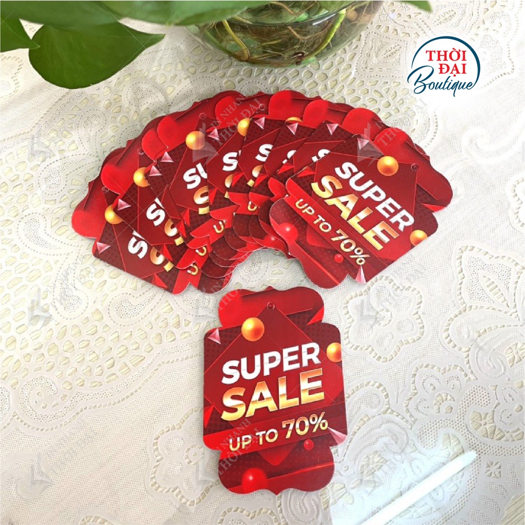 Tag-Nhãn treo SUPER SALE UP TO 70% 55k/100c