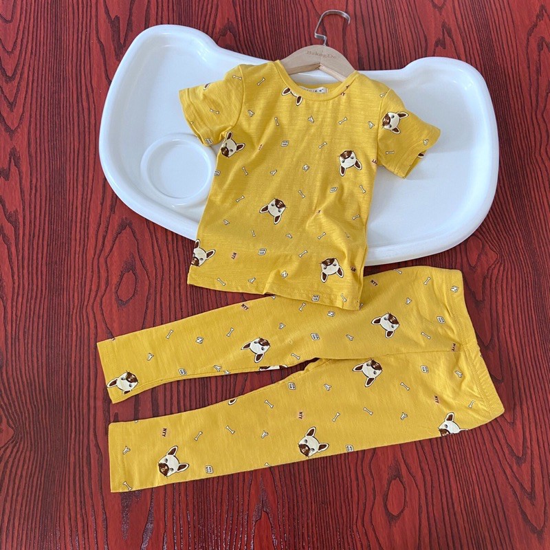Bộ quần áo bé trai 1.5-6 tuổiChất cotton cao cấp xuất dư 0421