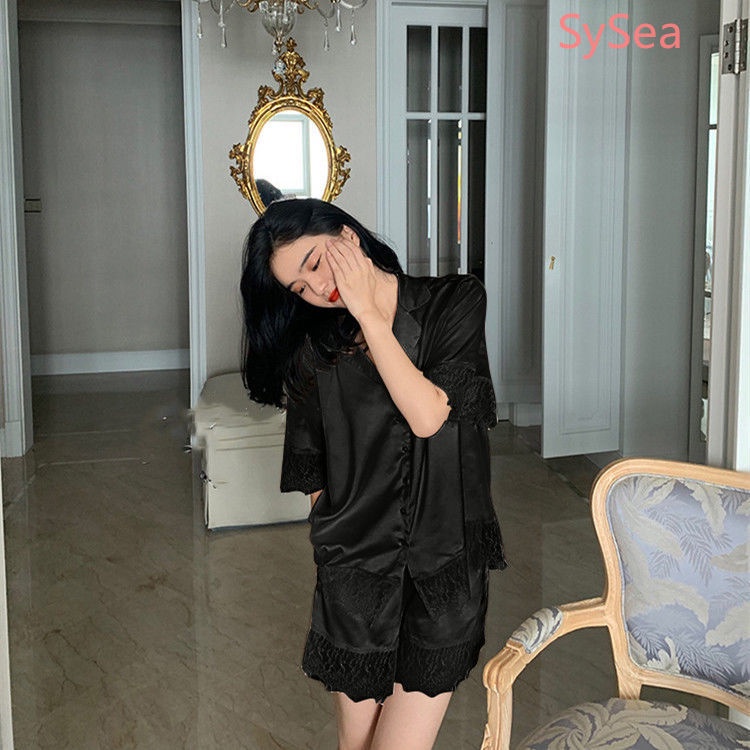 Bộ Đồ Ngủ Phối Ren Màu Sắc Quyến Rũ Cho Nữ