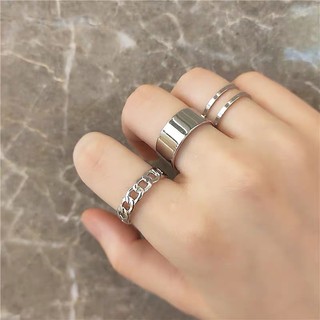 Set 3 chiếc nhẫn đeo tay cá tính