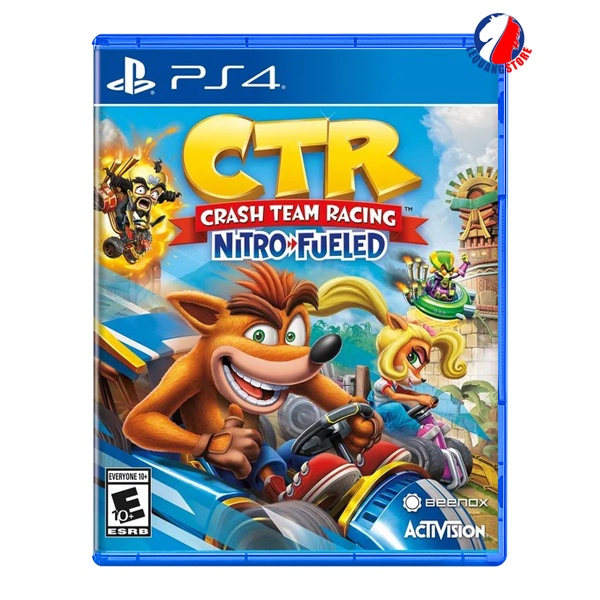 Crash Team Racing Nitro-Fueled - Đĩa Game PS4 - US (Mới)