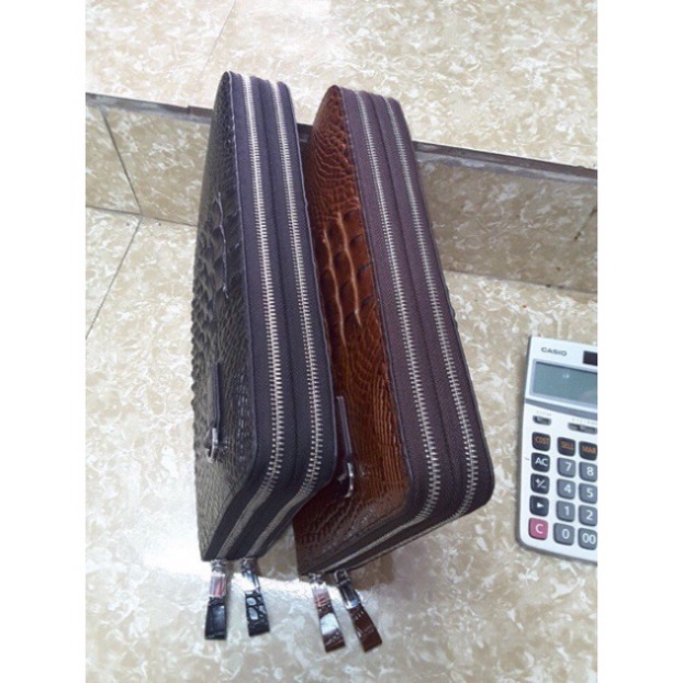 [FREE SHIP] Cluth Cầm Tay,Tab Đựng Ipad Vân Cá Sấu Hai Ngăn tuyển sỉ toàn quốc | BigBuy360 - bigbuy360.vn