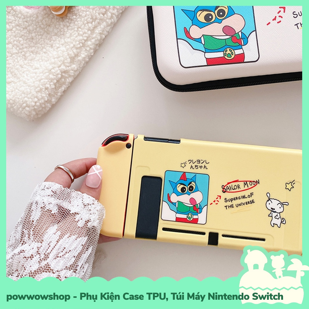 [Sẵn VN - Hỏa Tốc] Phụ Kiện Case Ốp TPU Dẻo, Túi Đựng Máy Cho Máy Game Cầm Tay Nintendo Switch Cute Shin