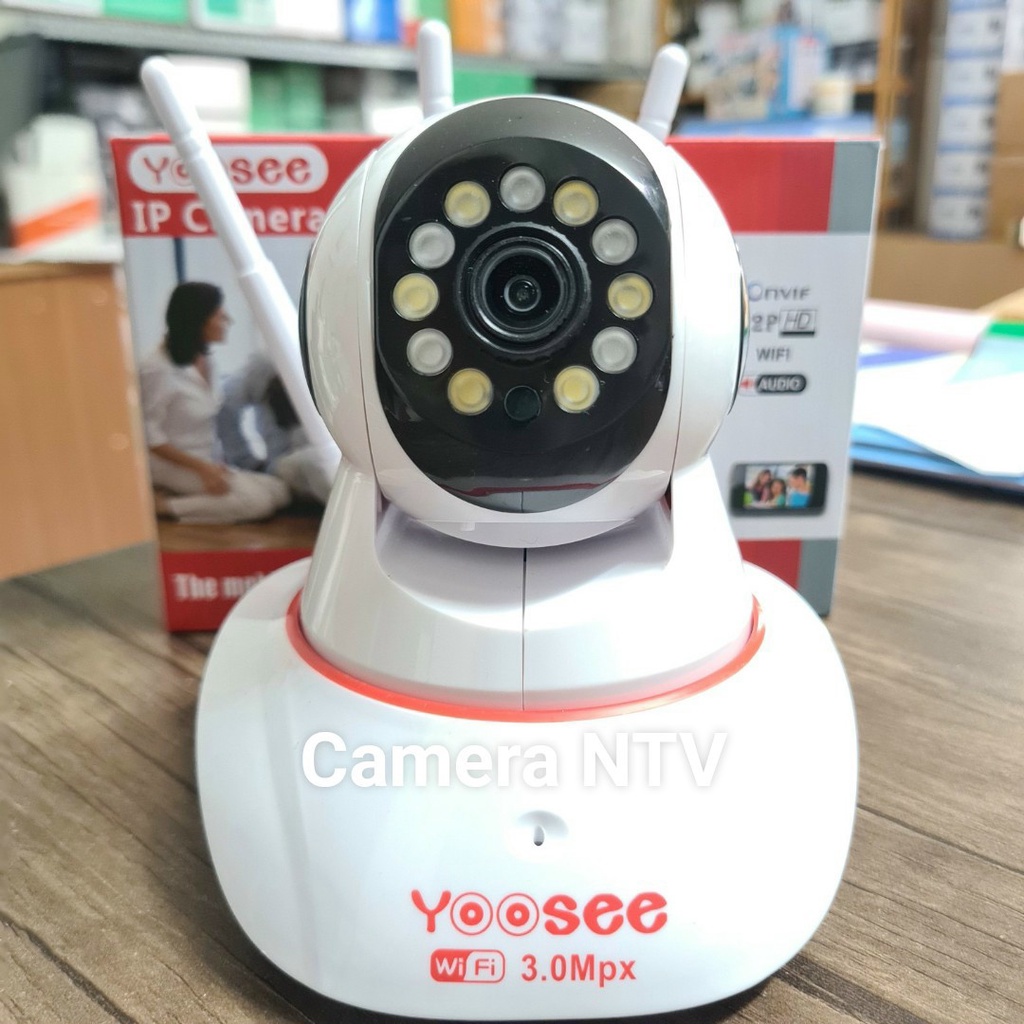 Camera Yoosee 3 Anten Quay Đêm Có Màu new 2021 - Hình ảnh cực nét