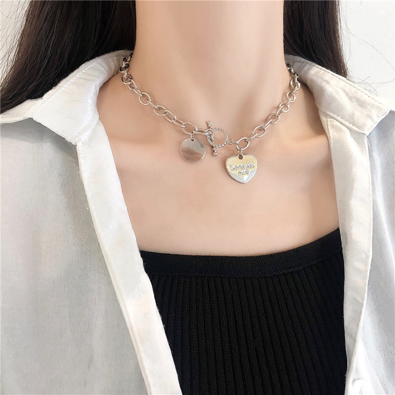 Dây Chuyền Mặt Chữ Love Phong Cách Punk Thời Trang Cho Nữ