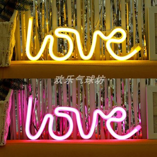 ( HÀNG CÓ SẴN) MẪU CHỮ LOVE neon trang trí cực xinh