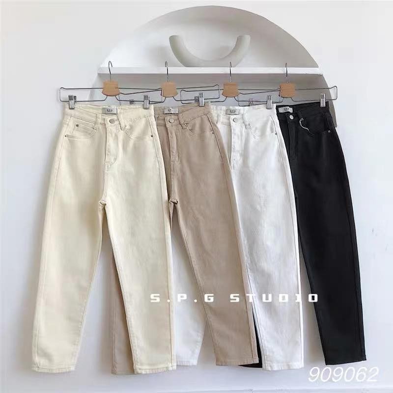 QUẦN BAGGY JEANS BÒ ĐEN TRẮNG QBG5164 | BigBuy360 - bigbuy360.vn