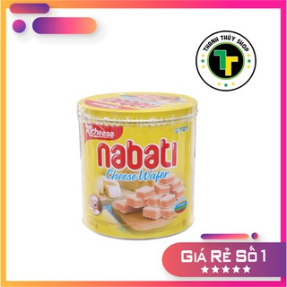 Bánh xốp phô mai hiệu Nabati lon thiếc hộp vừa đẹp ăn vừa ngon loại 350g