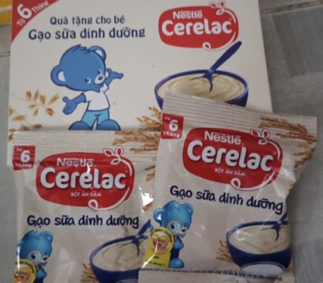 Gói bột ăn dặm Nestle Gạo sữa 20g