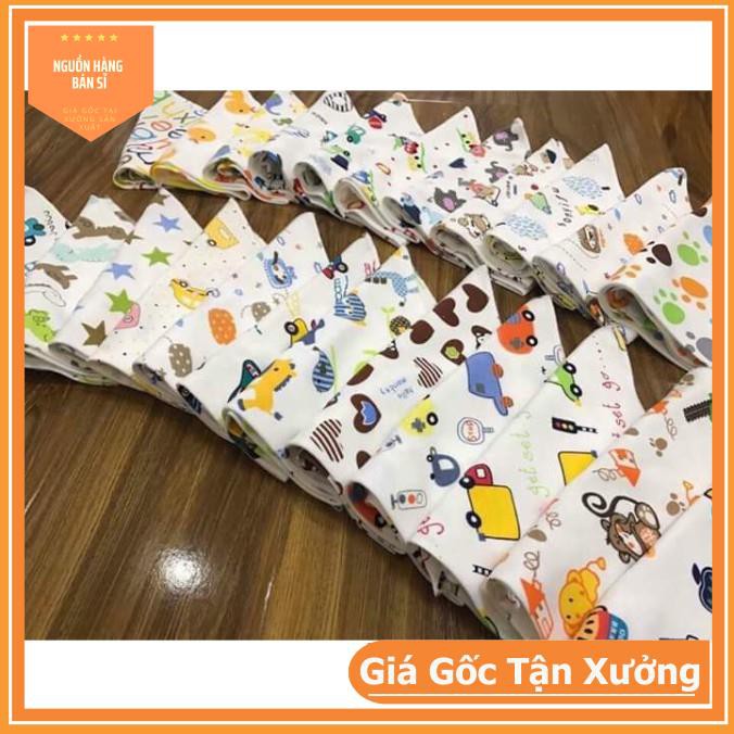 [FREE SHIP - ĐƠN TỪ 50K] Yếm Tam Giác Cotton 2 Lớp Dày Dặn Cao Cấp Có Cúc Bấm An Toàn với Trẻ