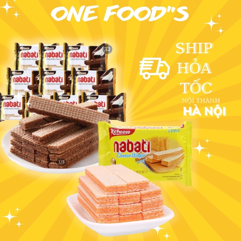 Bánh Nabati Việt Nam 2 Vị Phô Mai Socola Bánh Kem Xốp Thơm Ngon Hấp Dẫn