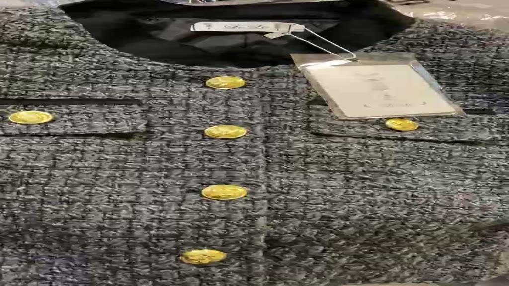 Áo khoác dạ tweed nữ dáng ngắn cổ trụ cúc đồng sang chảnh, phong cách Hàn Quốc có đệm vai- tay nhung hàng sẵn | BigBuy360 - bigbuy360.vn