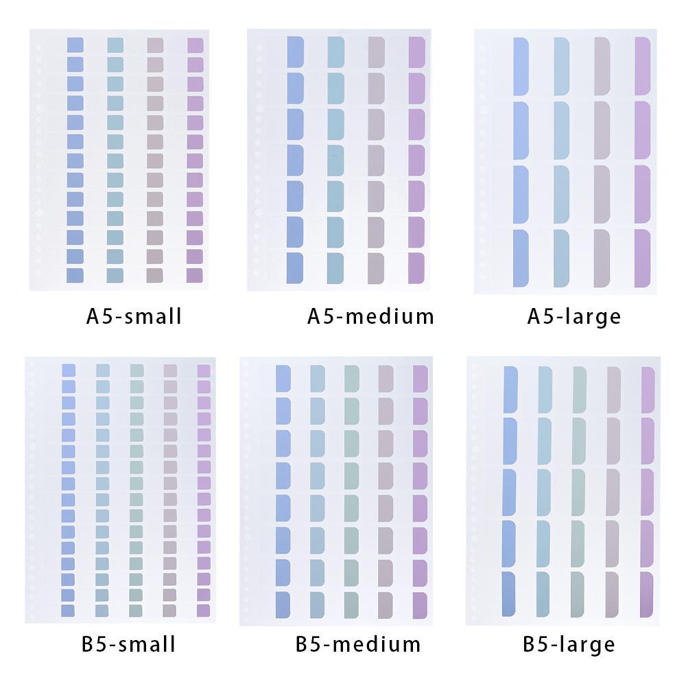 Giấy Ghi Chú Nhiều Màu Sắc Khổ A5 / B5