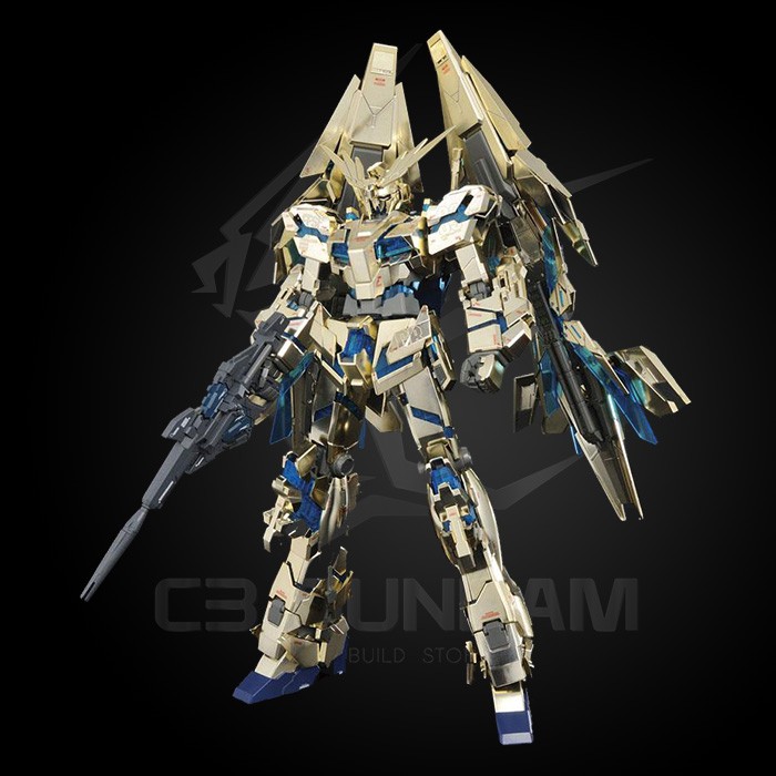 MÔ HÌNH LẮP RÁP BANDAI MG 1/100 RX-0 UNICORN 03 PHENEX ( GOLD COATING) GUNDAM UC GUNPLA CHÍNH HÃNG NHẬT BẢN