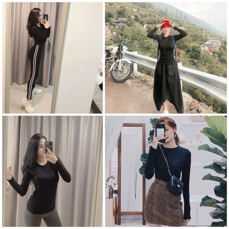 Áo thun Body tay Dài Thái Lan