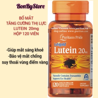 Bill US VIÊN UỐNG BỔ MẮT PURITAIN S PRIDE LUTIGOLD LUTEIN 20MG và 6MG