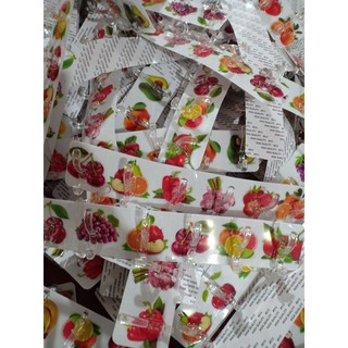 Set 6 Móc Treo Quần Áo  Móc 3D Hình Hoa quả ( Loại Liền Dây 6 Móc)