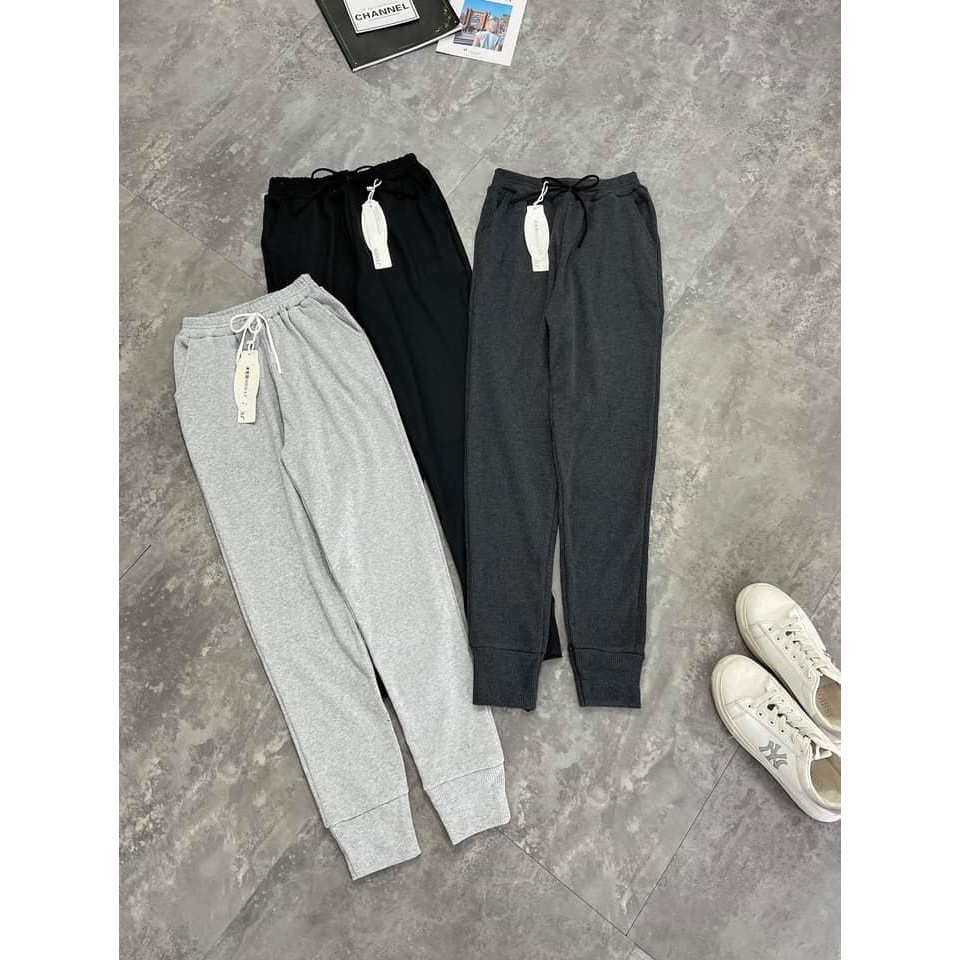 Quần Jogger Nữ Chất Liệu Len Tăm Loại I Dày Ấm Co Dãn Đủ 3 Màu Đen Ghi Đậm Ghi Sáng Siêu Xinh | BigBuy360 - bigbuy360.vn