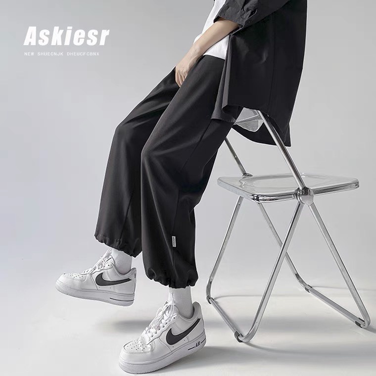 Quần Jogger Nam Nữ trơn Unisex- Quần ống rộng Kiêu dáng Thể Thao Chất Vải Umi Không Bai Xù Có Dây Rút
