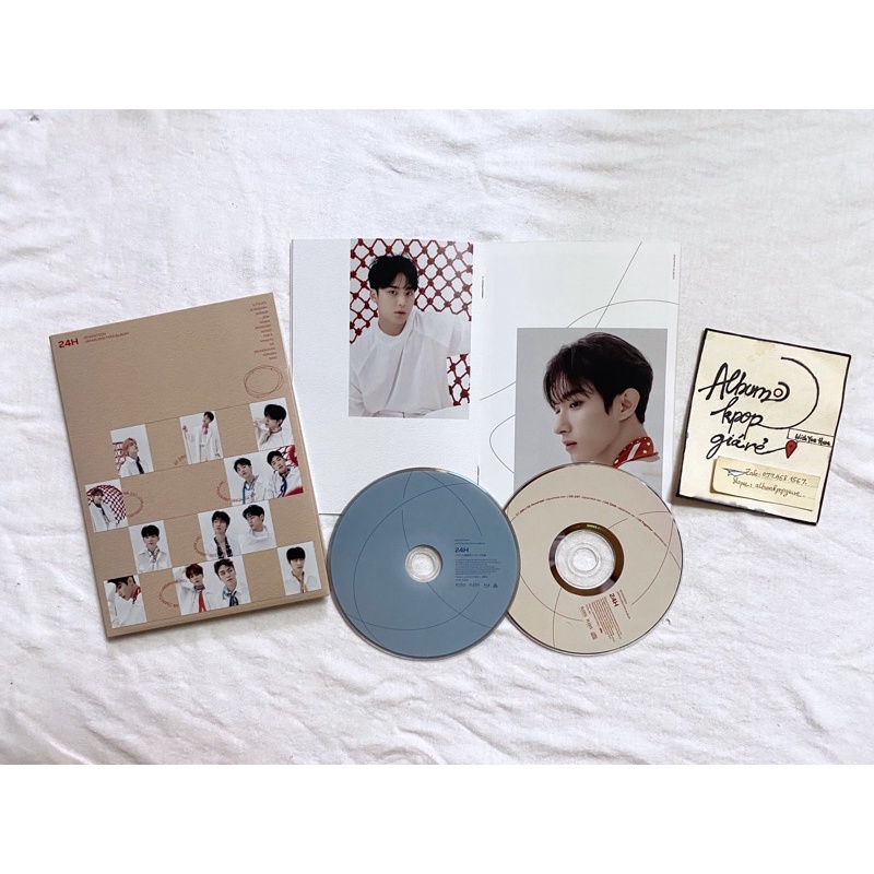 Seventeen Album Nhật 24H đã khui seal, gồm CD DVD và Mini booklet như hình.