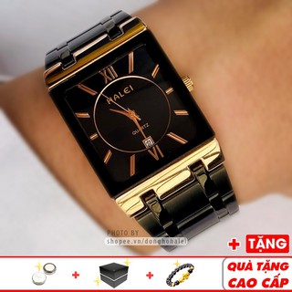 Đồng hồ nam Halei 6688 chính hãng mặt vuông cao cấp sang trọng