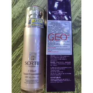 [Chính Hãng] KEM NỀN TRANG ĐIỂM SORTIE NOBLINE 3 EFFECT MAKEUP BASE SPF 30/PA-GEO
