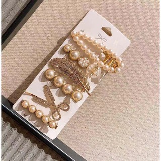 SET 6 KẸP TÓC HÌNH LÁ