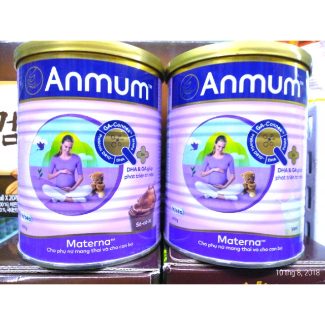 Sữa Anmum Materna Vani &amp; Socola 400g