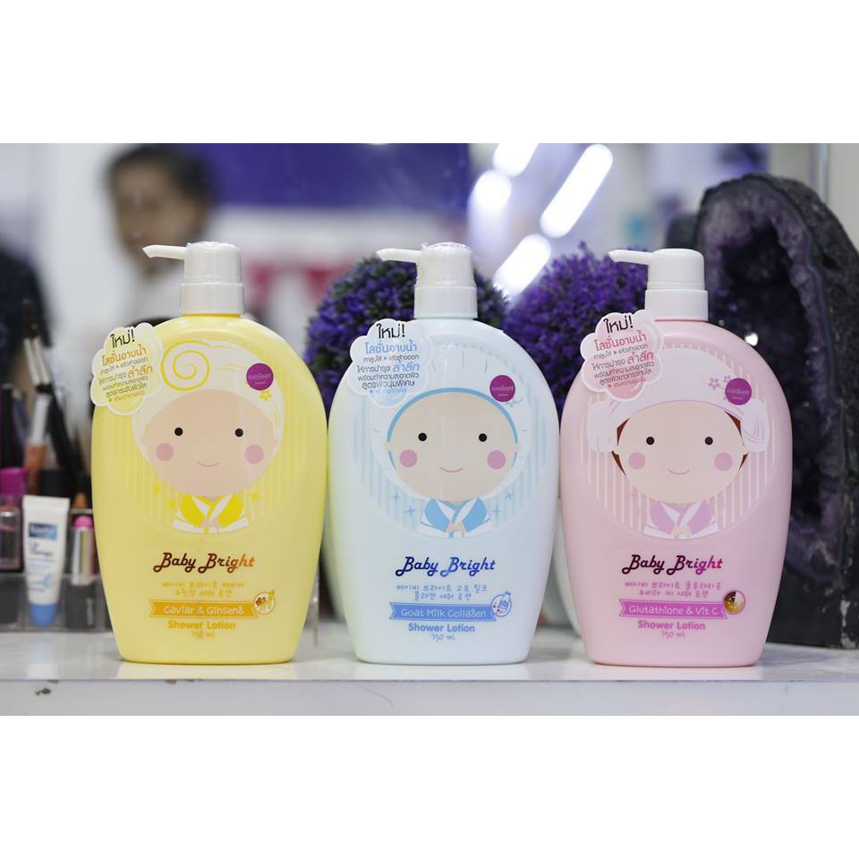 SỮA TẮM DƯỠNG TRẮNG DA BABY BRIGHT 750ML