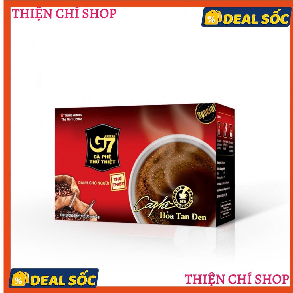 Combo 3 hộp Cà phê G7 - Hoà tan đen